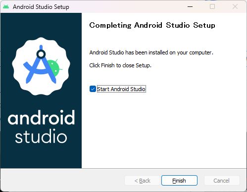 Android Studio をインストール